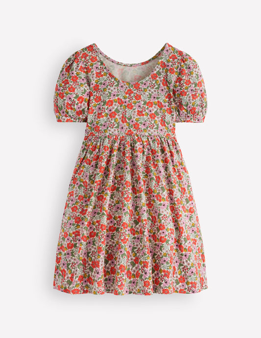 Ballerina Jersey Dress-Multi Floral