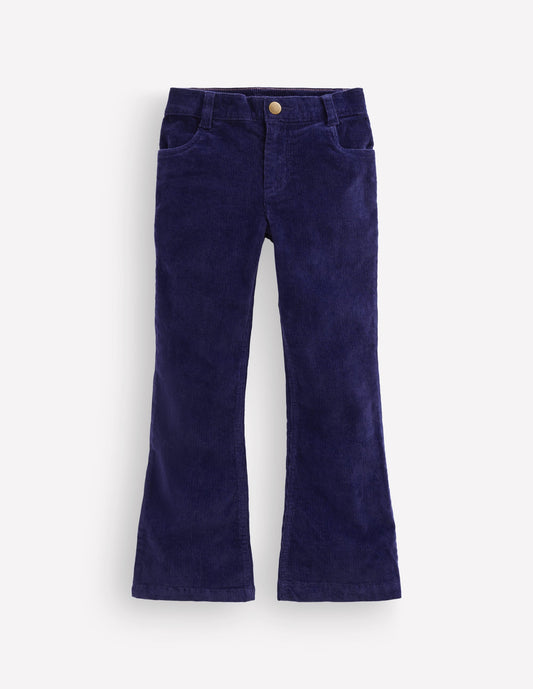 Kick Flare Jean-College Navy Cord
