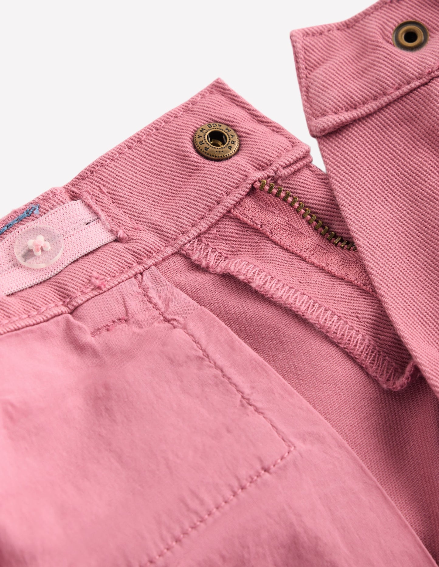 Wide Leg Jeans-Pink Heather