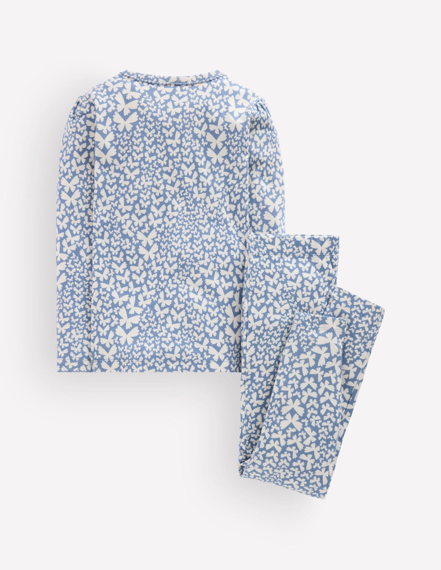 Snug Henley Pyjamas-Blue Butterflies