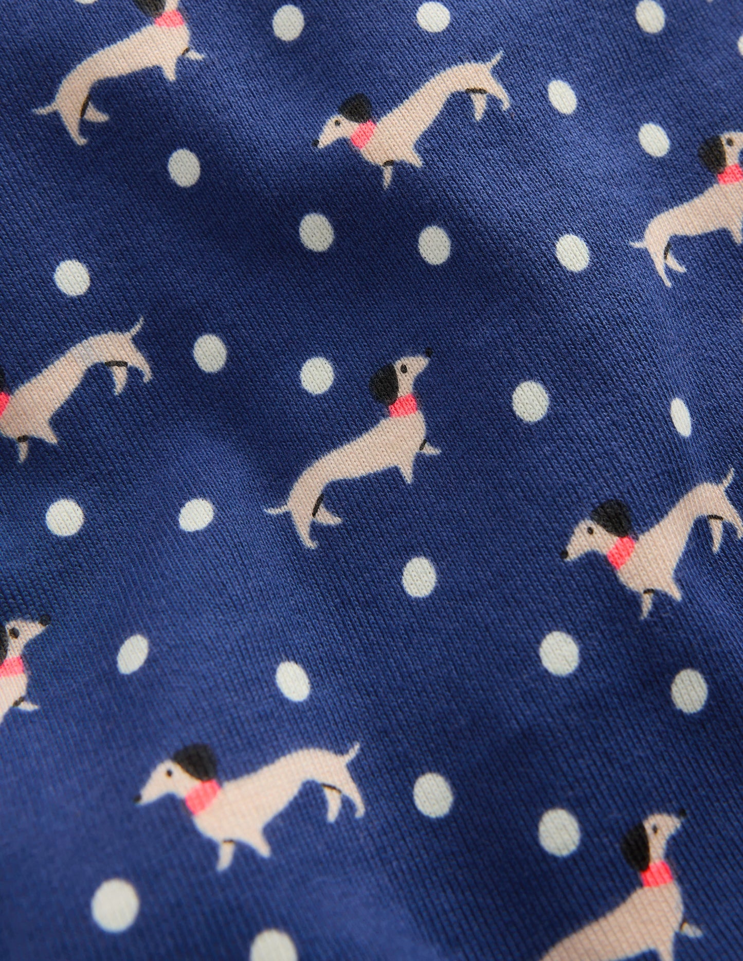 Snug Glow-In-The-Dark Pyjamas-Blue Spotty Dog