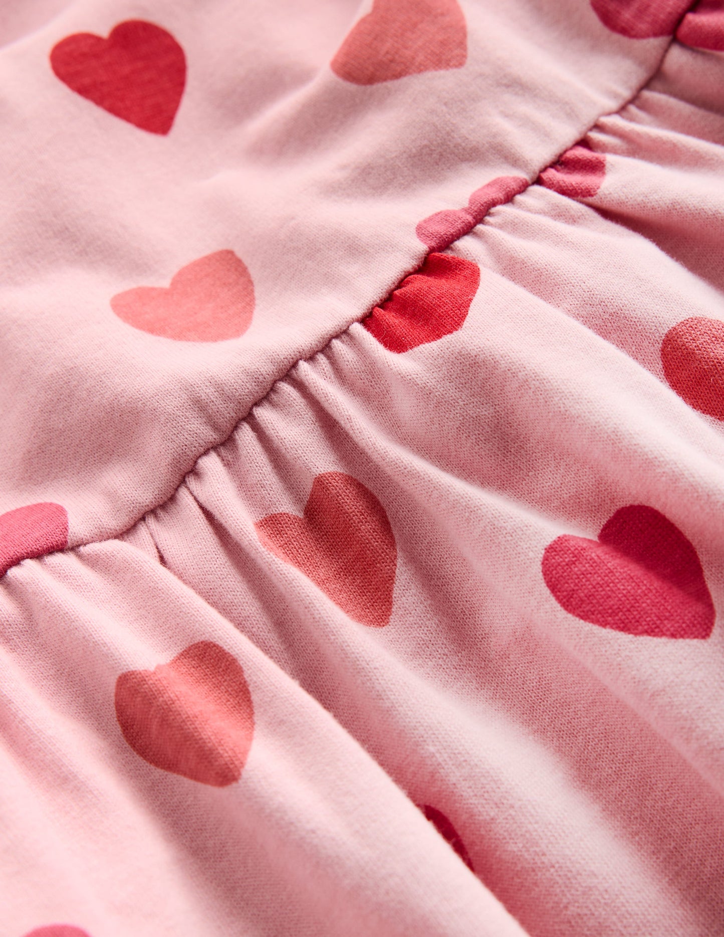 Madeline Blouson Sleeve Dress-Heart Print