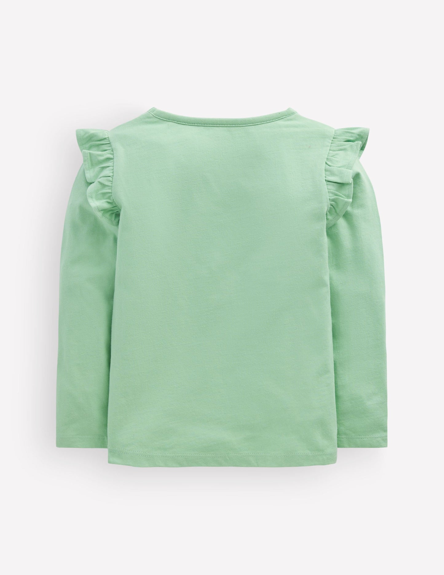 Long Sleeve Superstitch Tee-Pistachio Green Bee
