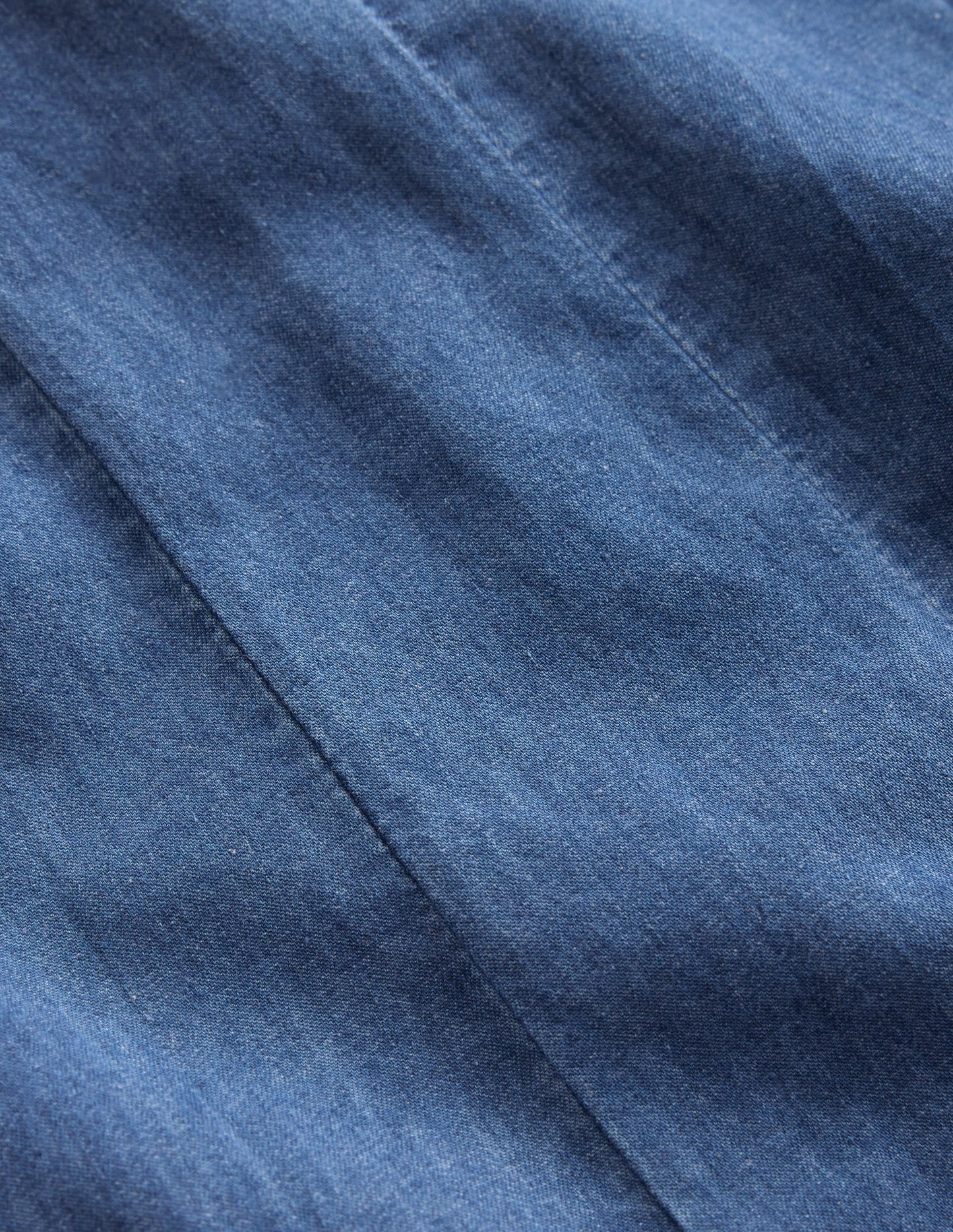 Willa Pinafore Dress-Mid Denim