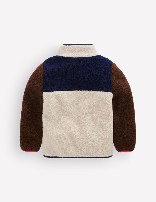 Fun Borg Mix Fleece-Brown Borg Mix