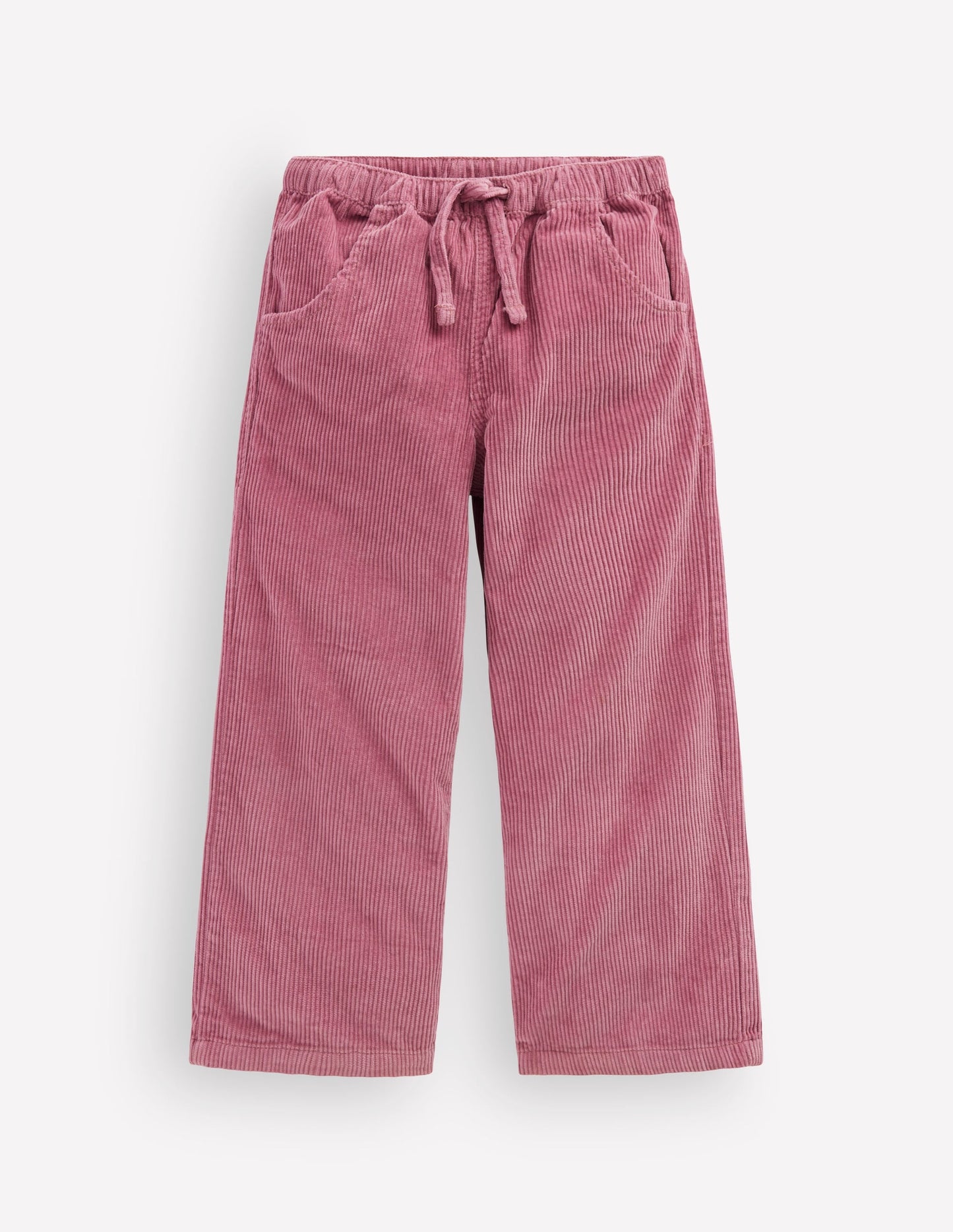 Draw Cord Trousers-Pink Heather