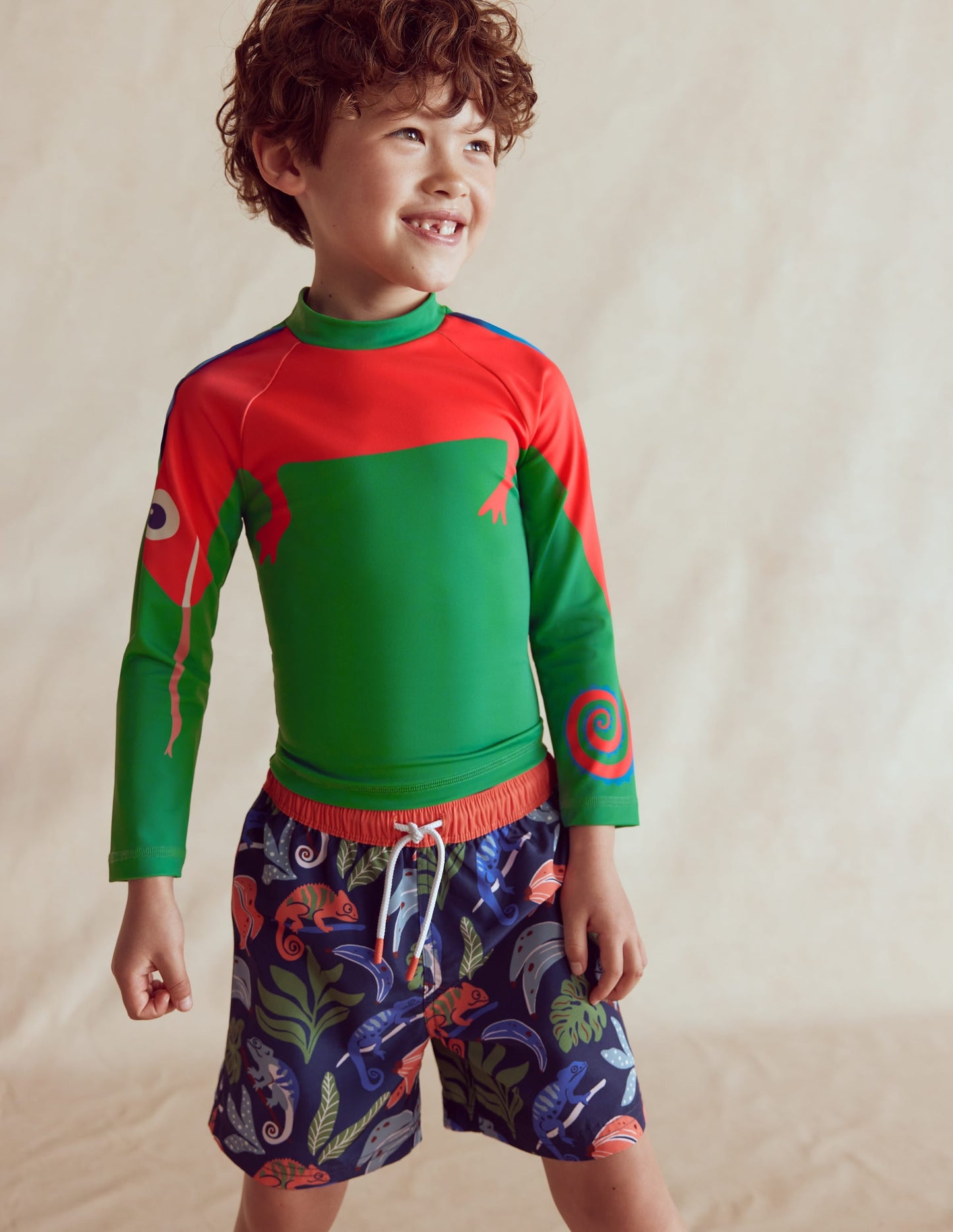 Swim Shorts-Multi Chamelion