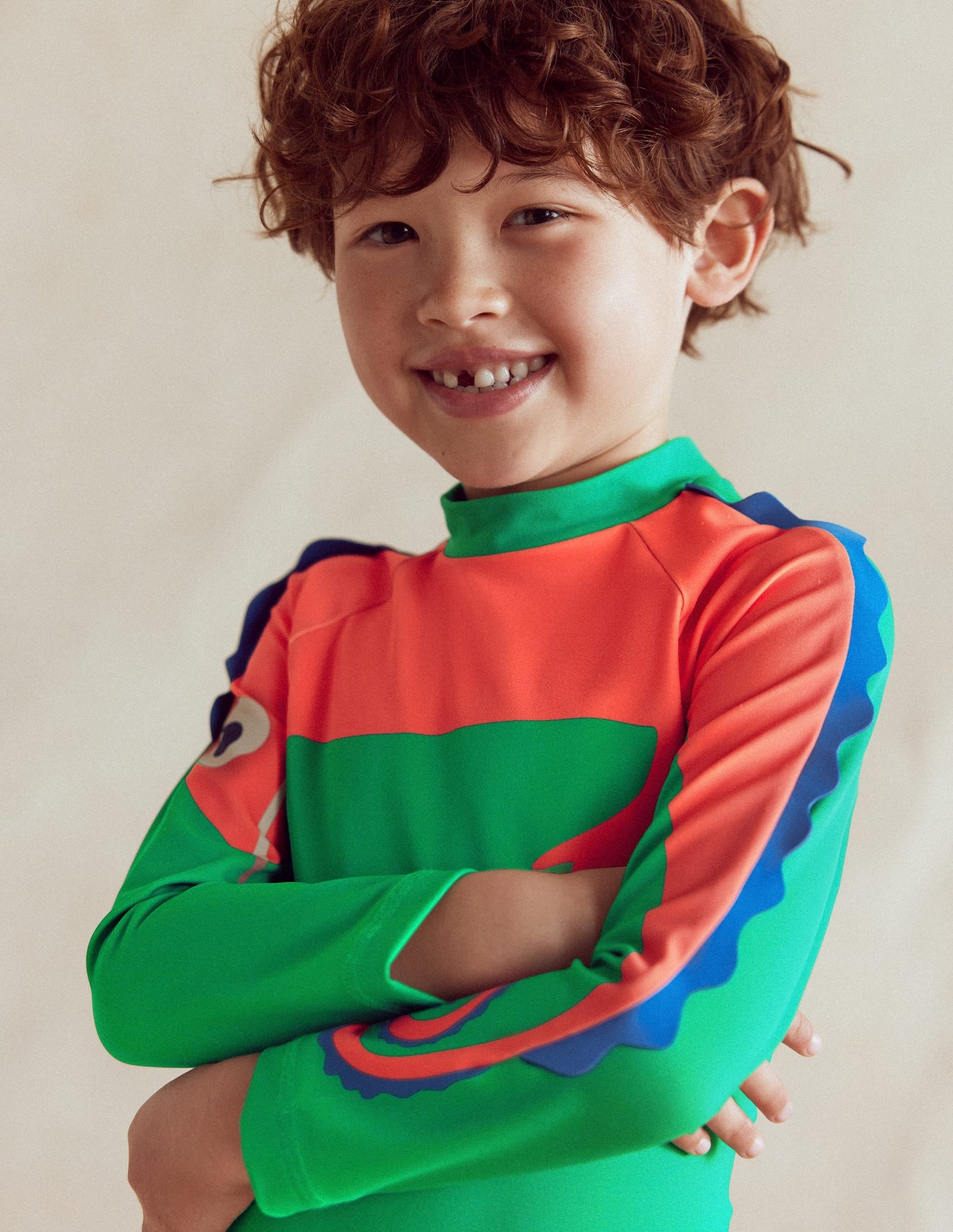 Sun Safe Fun Rash Vest-Shady Green Chameleon