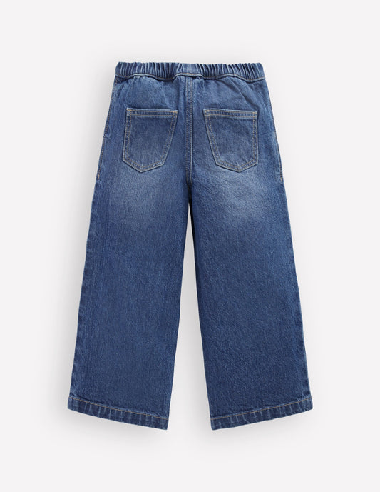 Draw Cord Jean-Mid Vintage Denim