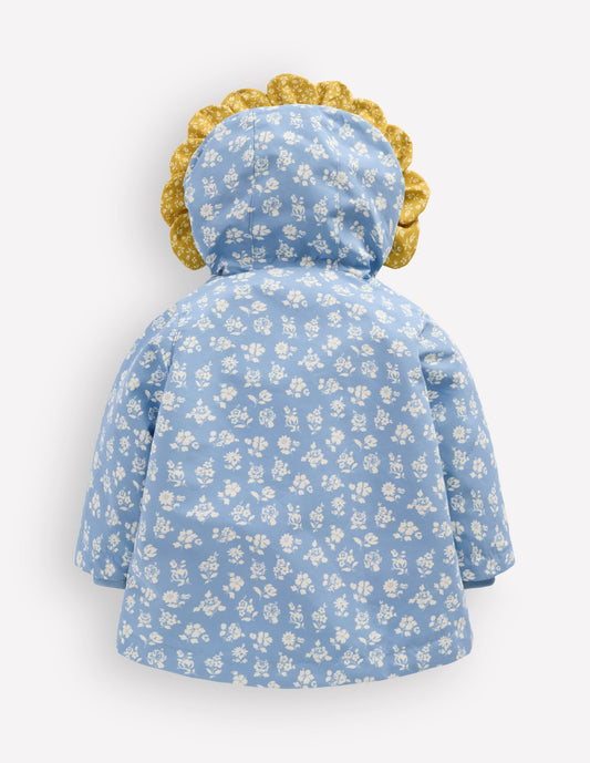 Shower Resistant Fisherman-Glacier Blue Ditsy Floral