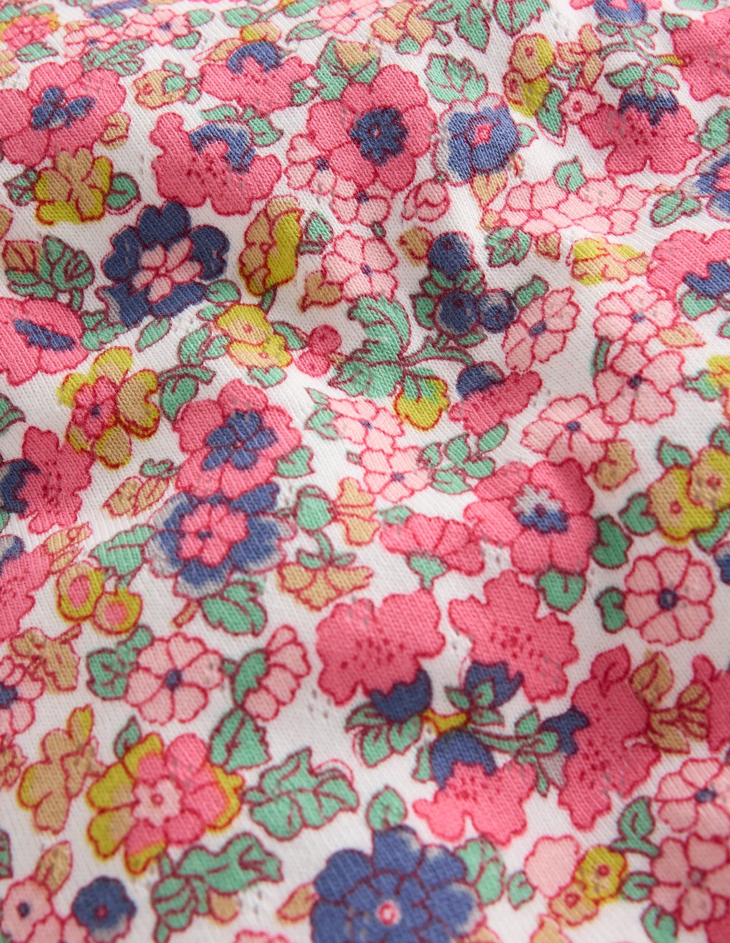 Cotton Pointelle Set-Multi Ditsy Floral