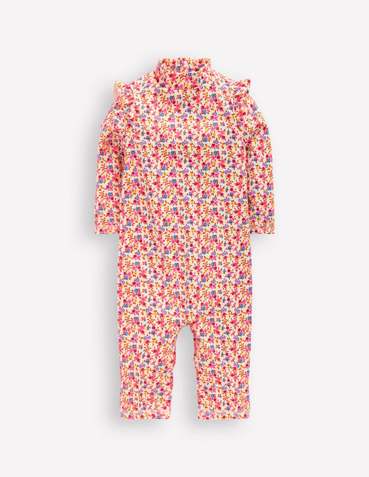 Sun Safe Surfsuit-Pink Ditsy Floral