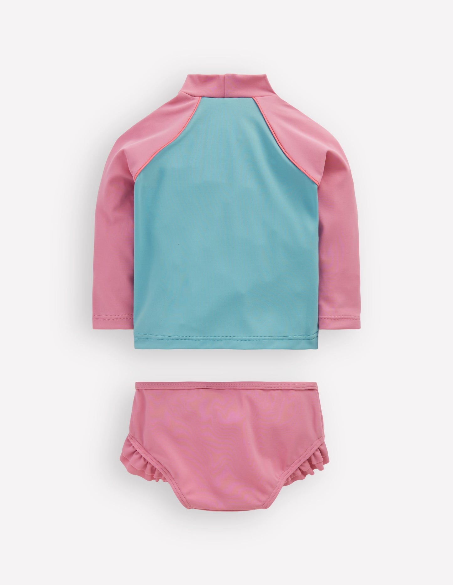 Logo Rash Vest Set-Pink Patchwork Sun