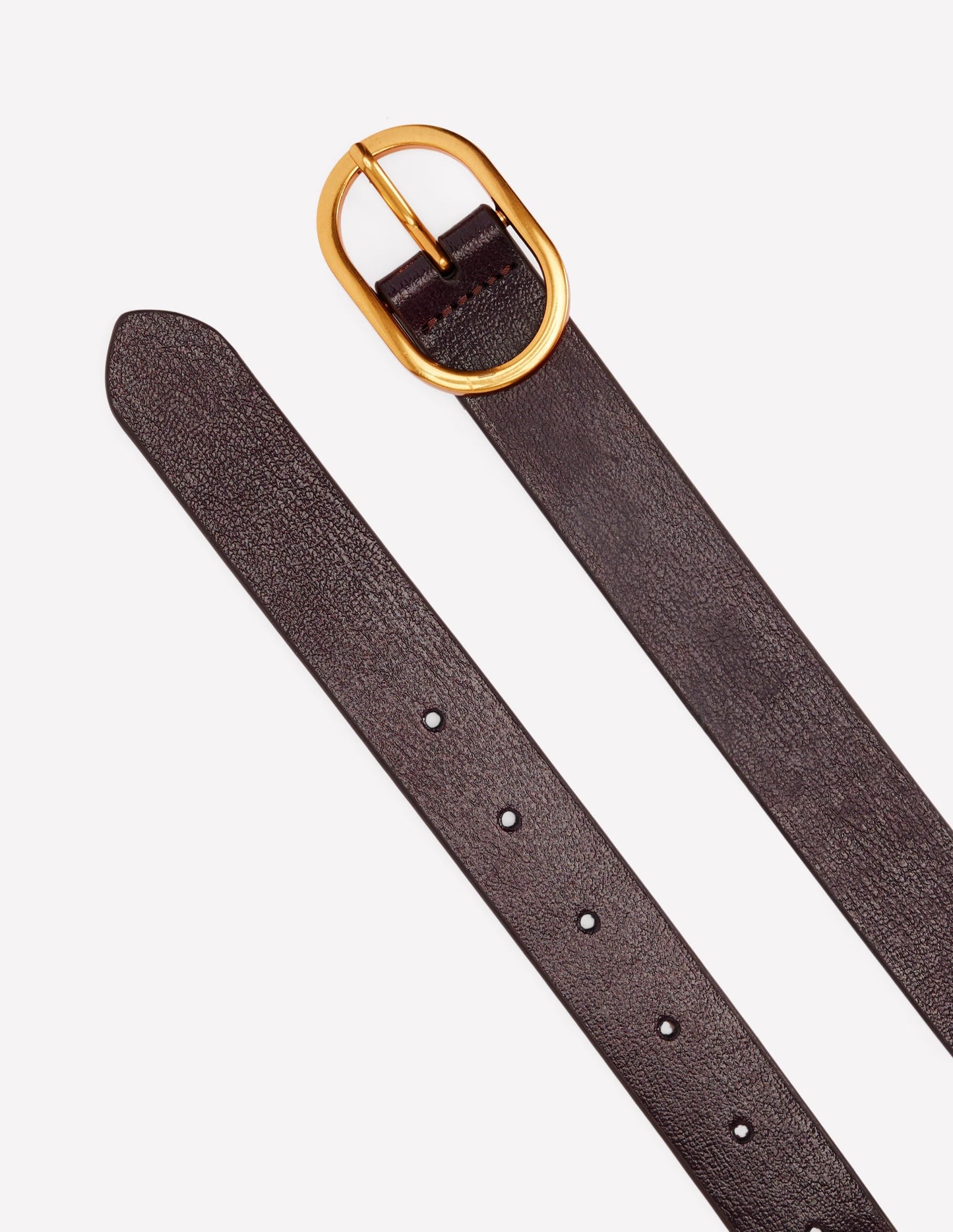 Classic Leather Belt-Oxblood