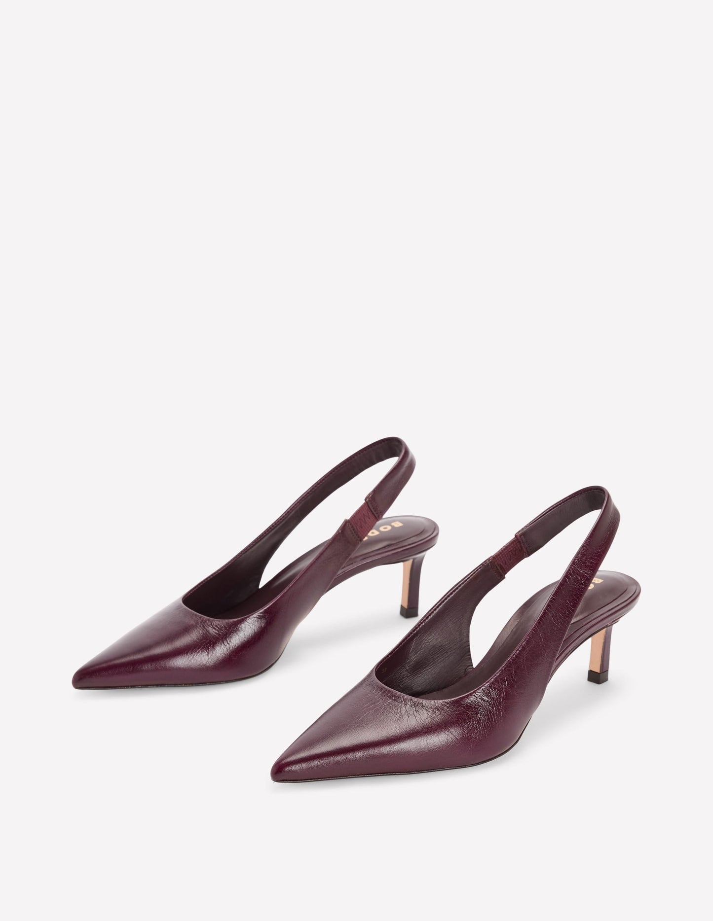 Hope Slingback Heels-Wine