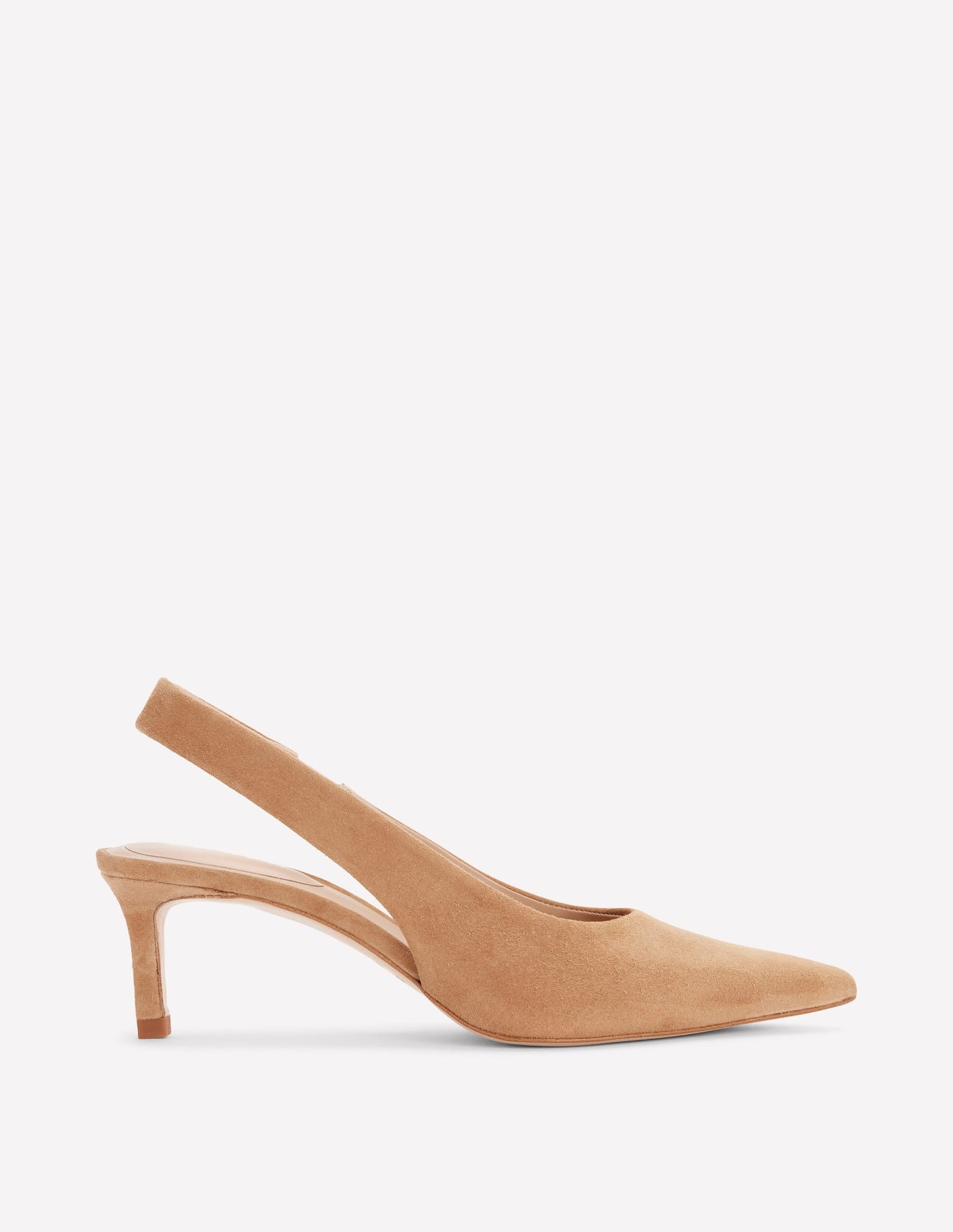 Hope Slingback Heels-Macchiato Suede