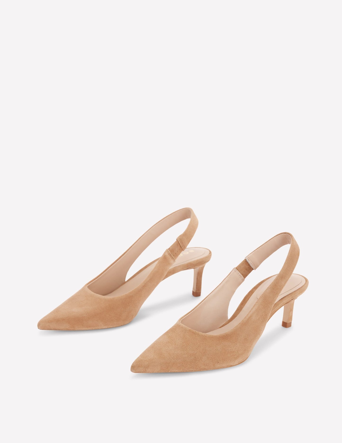 Hope Slingback Heels-Macchiato Suede