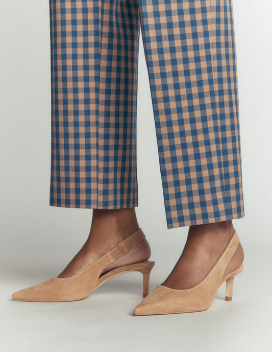 Hope Slingback Heels-Macchiato Suede