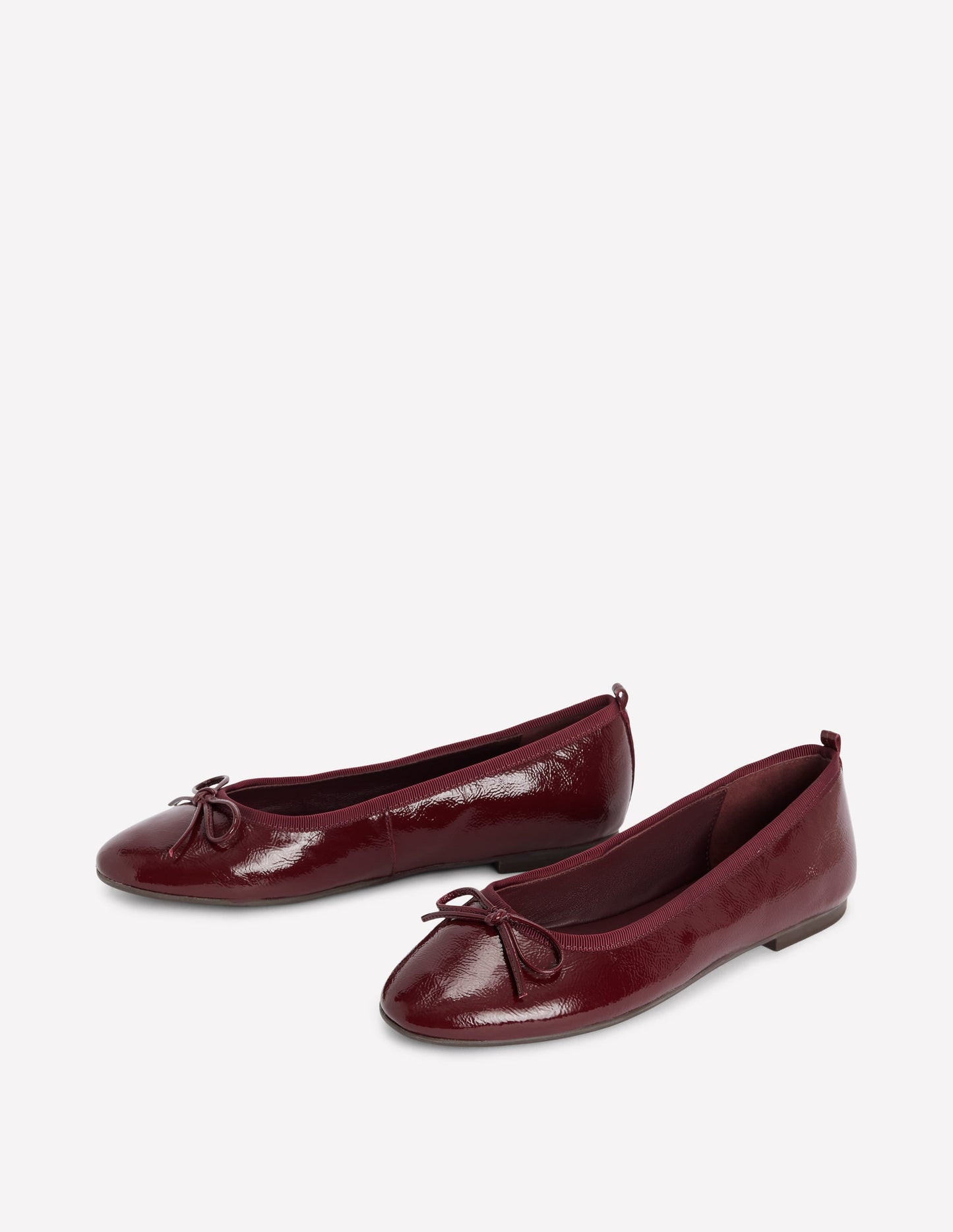 Patti Round Toe Ballet Flats-Oxblood