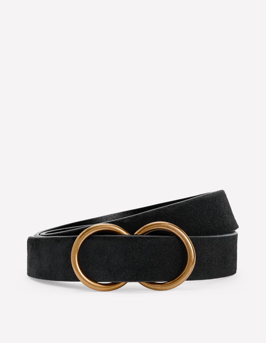 Double Ring Belt-Black