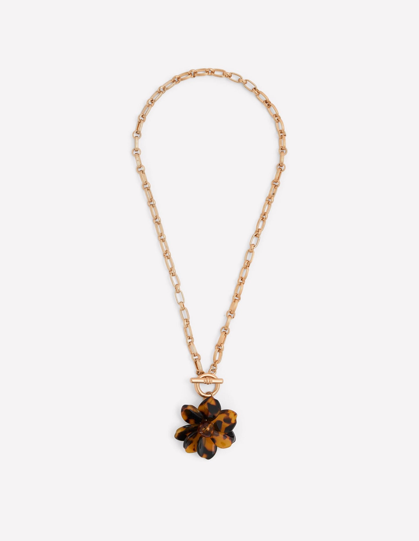 Charm Drop Necklace-Flower