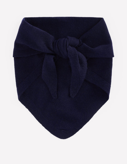 Cashmere Neckerchief-Navy