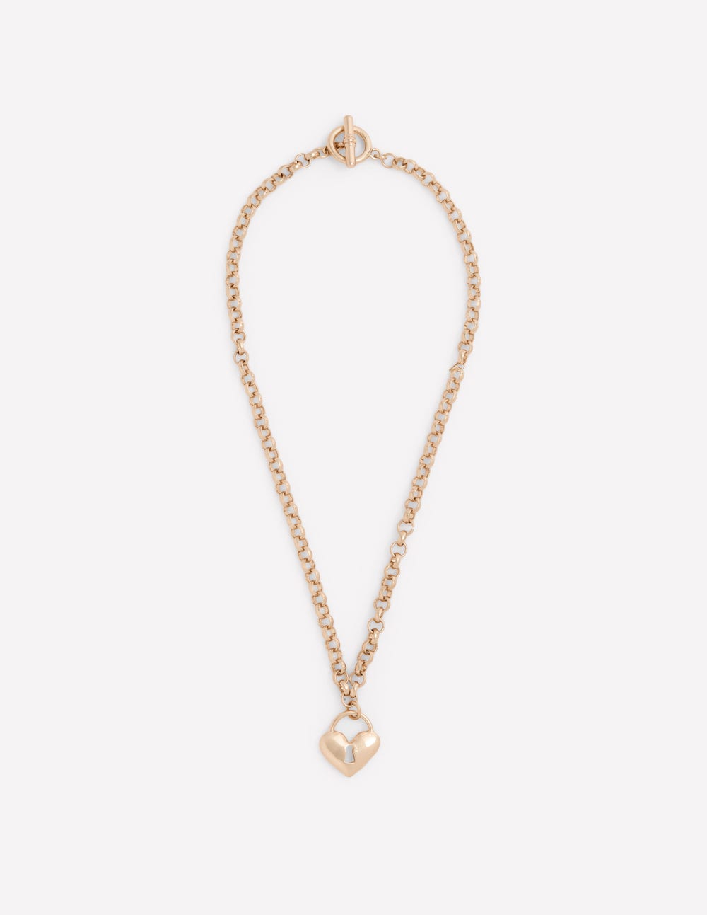 Love Lock Necklace-Gold