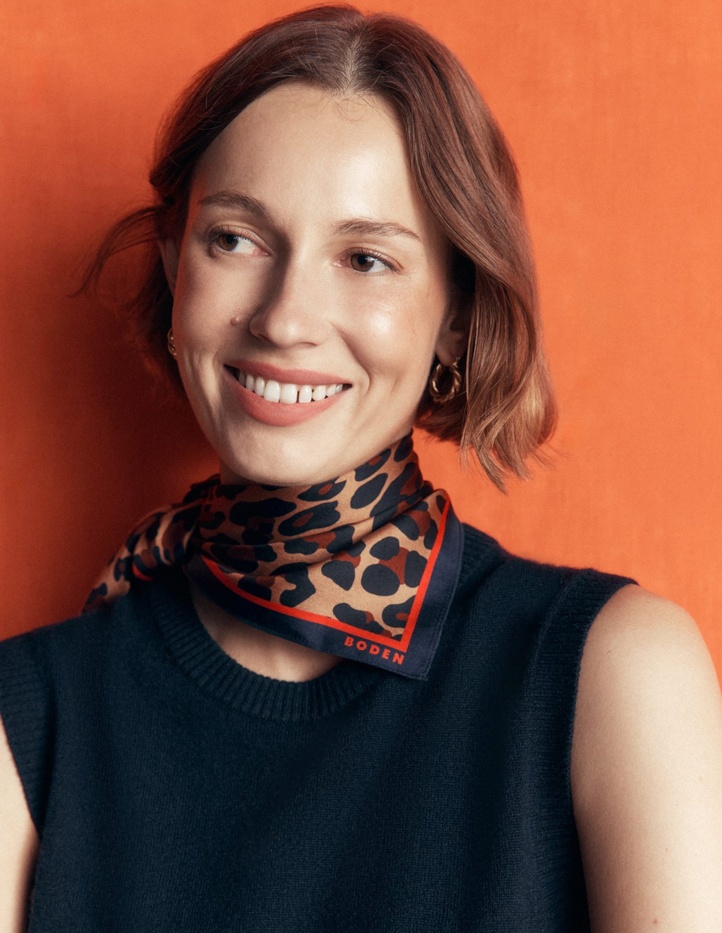 Elisabeth Large Silk Scarf-Multi, Cheetah Pop
