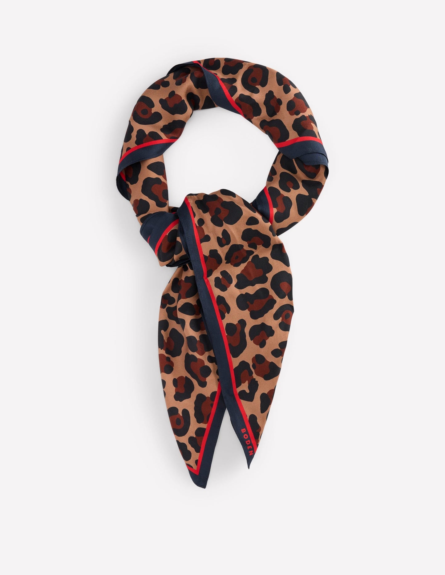 Elisabeth Large Silk Scarf-Multi, Cheetah Pop