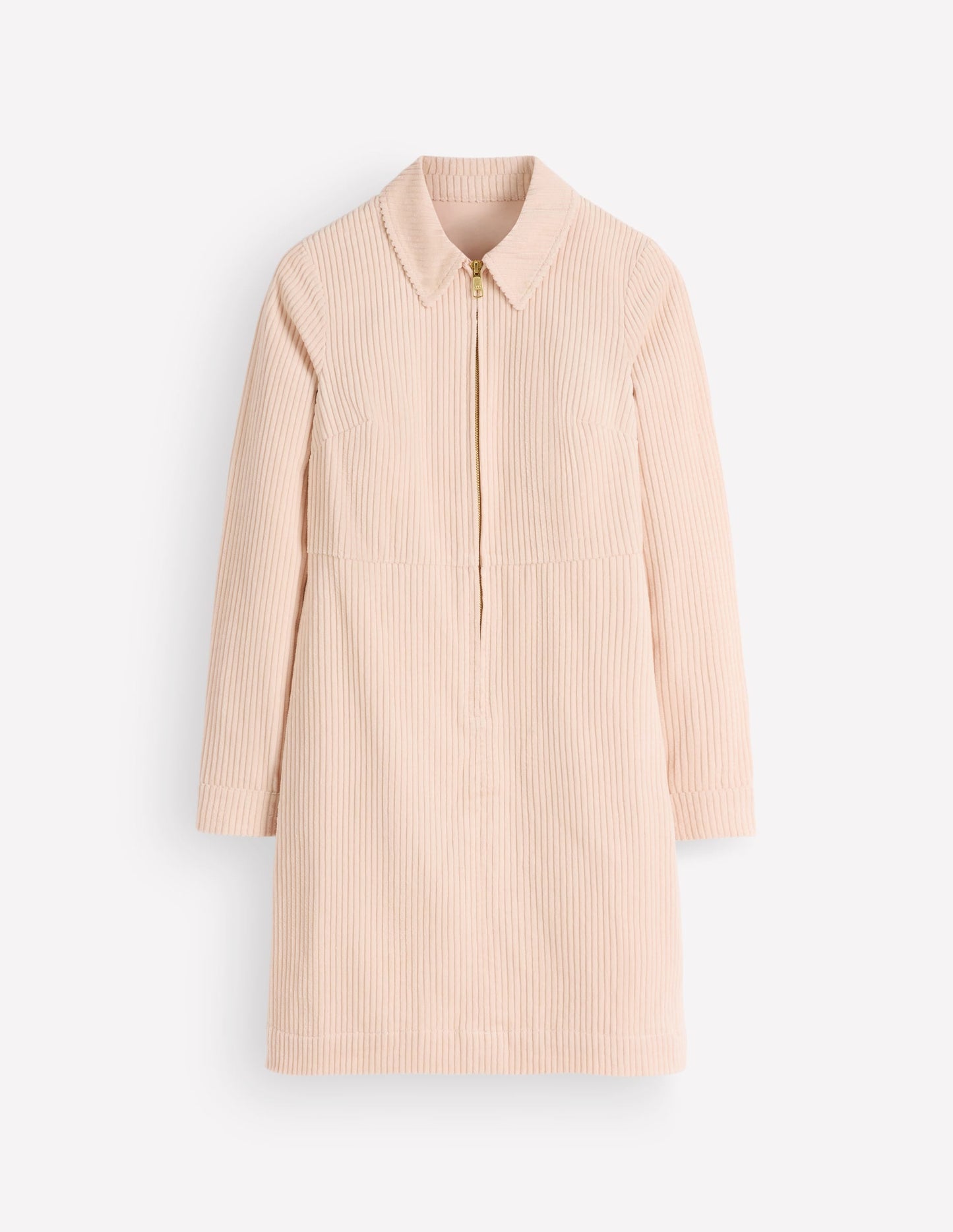 Bronte Cord Short Dress-Almond Milk
