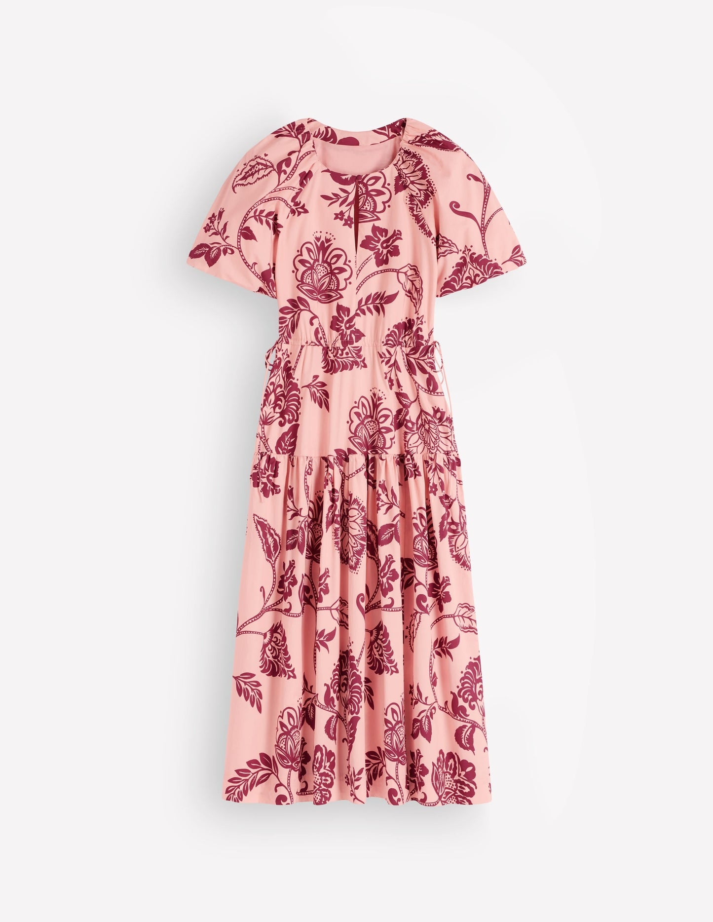 Draw Waist Cotton Dress-Chalk Pink, Planted Meadows