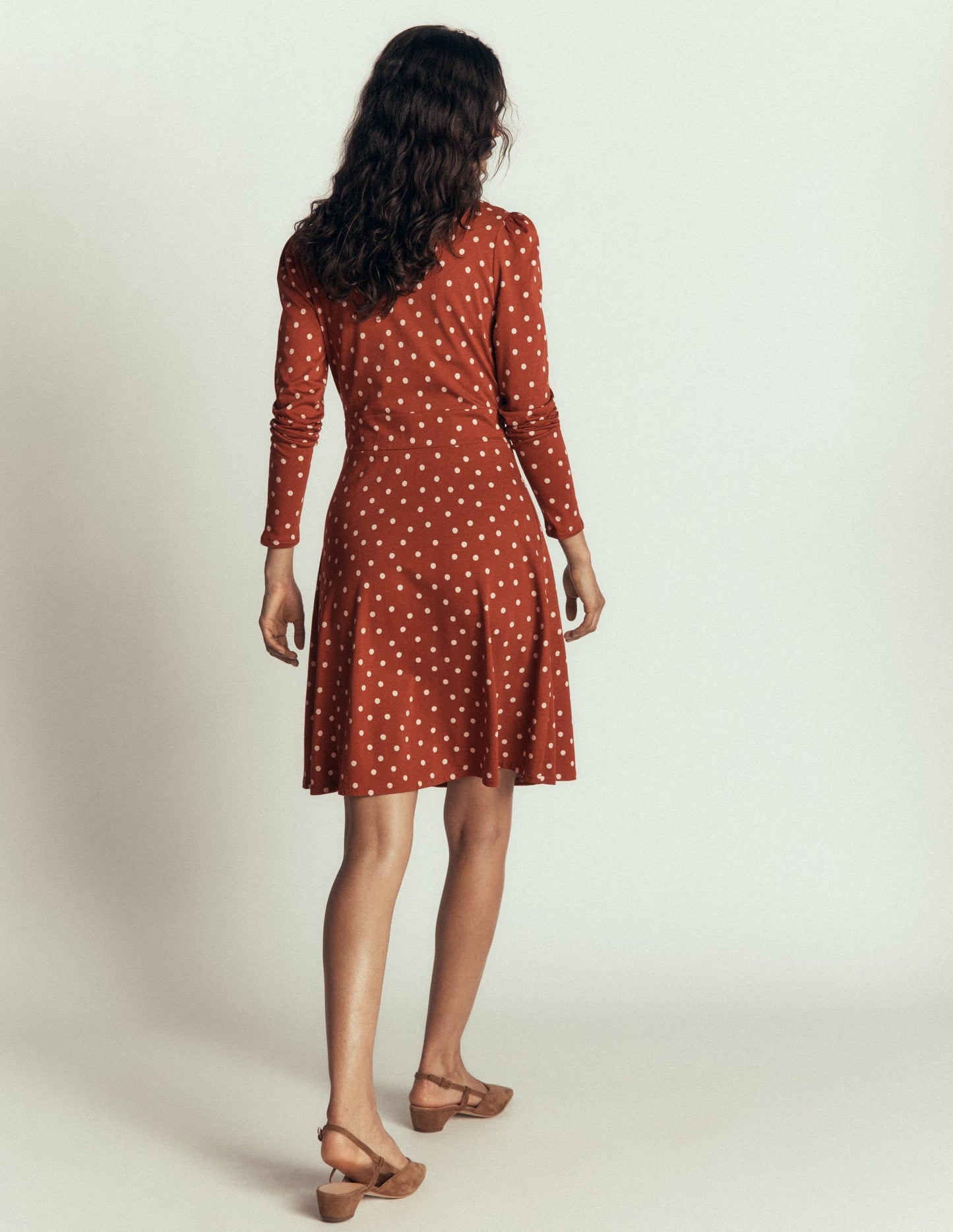 Briony Jersey Short Dress-Arabian Spice, Boden Spot