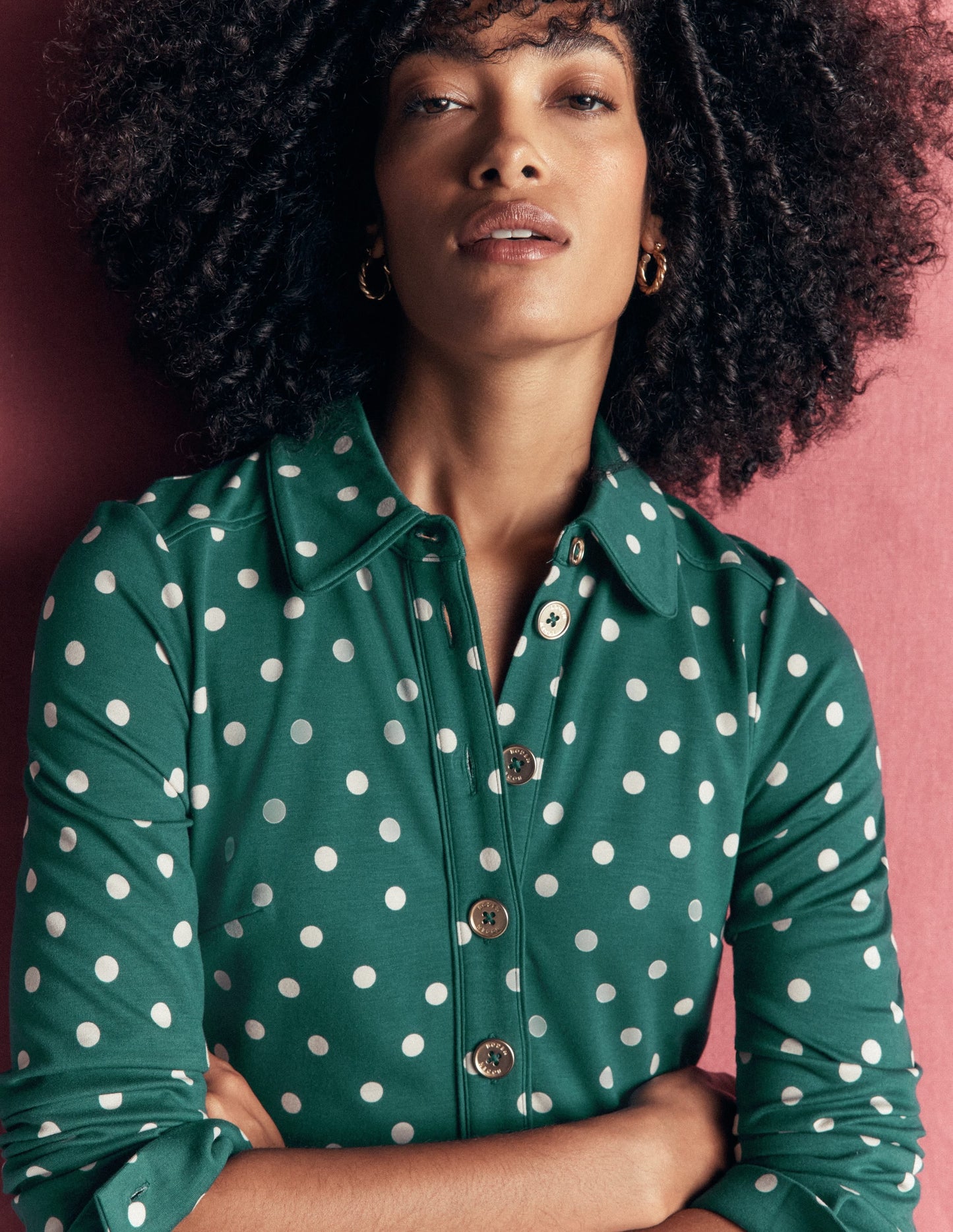 Etta Piping Detail Ponte Dress-Midnight Teal, Boden Spot