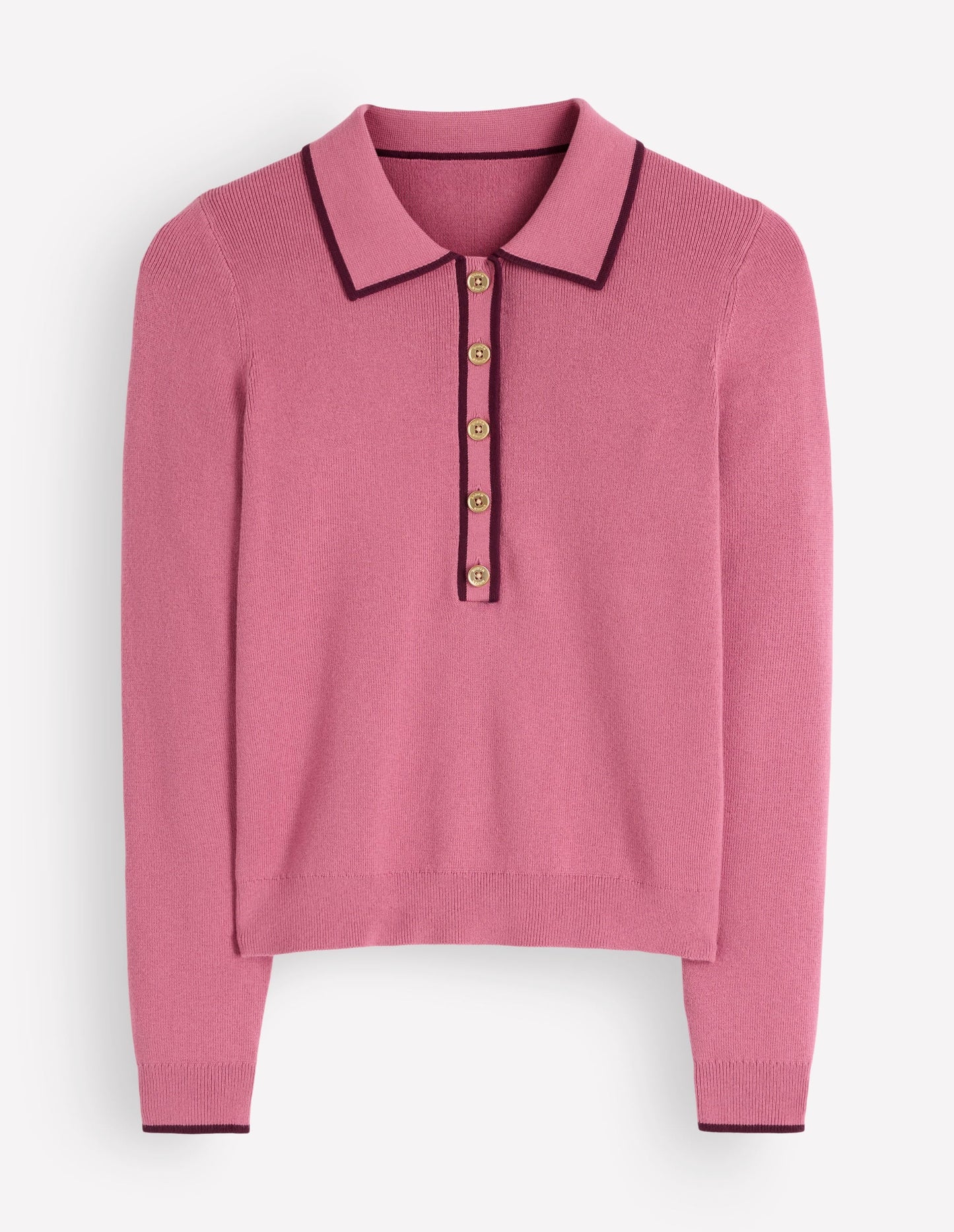Liz Henley Jumper-Pink Heather