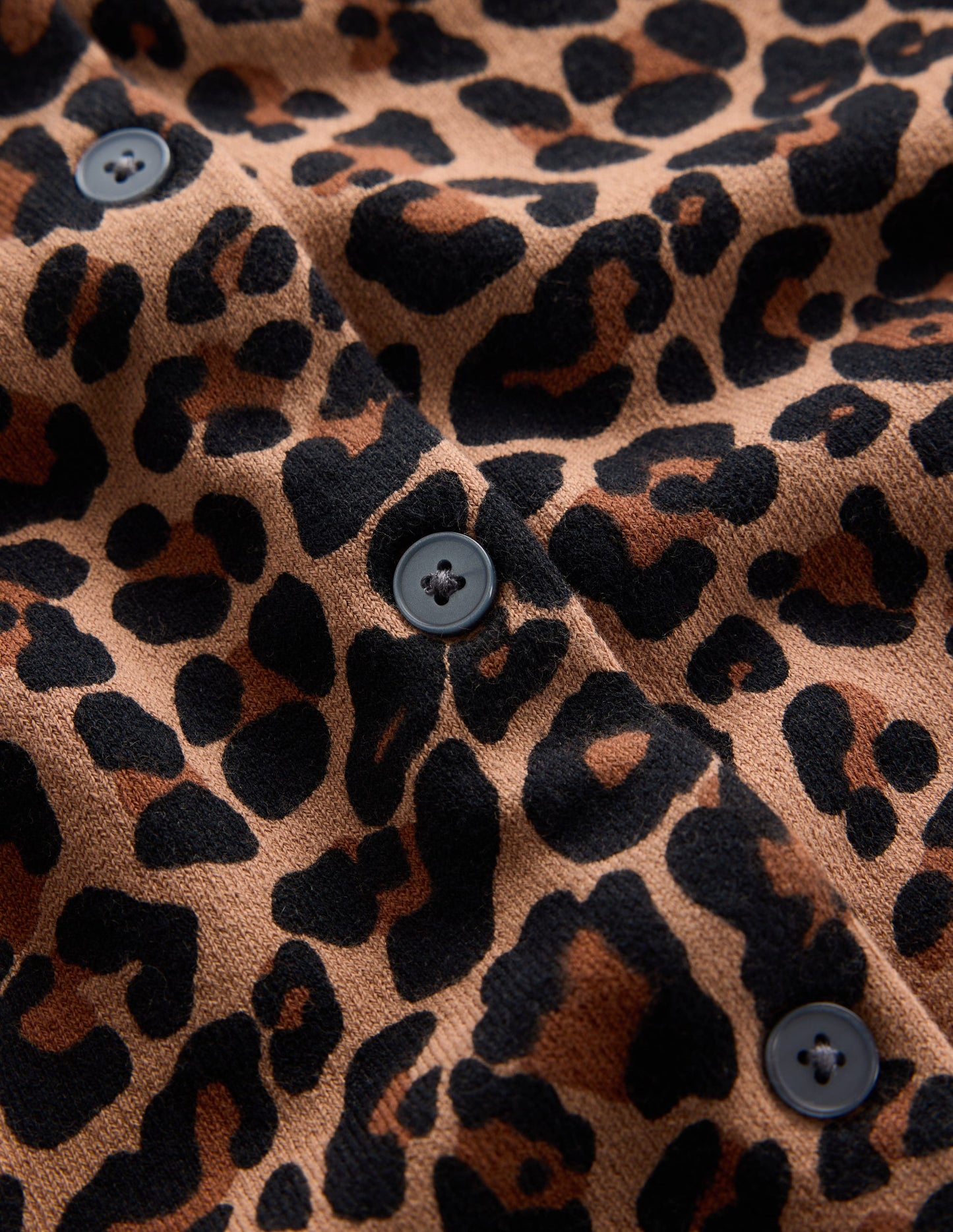 Camilla Cotton Crew Cardigan-Camel, Animal Fields