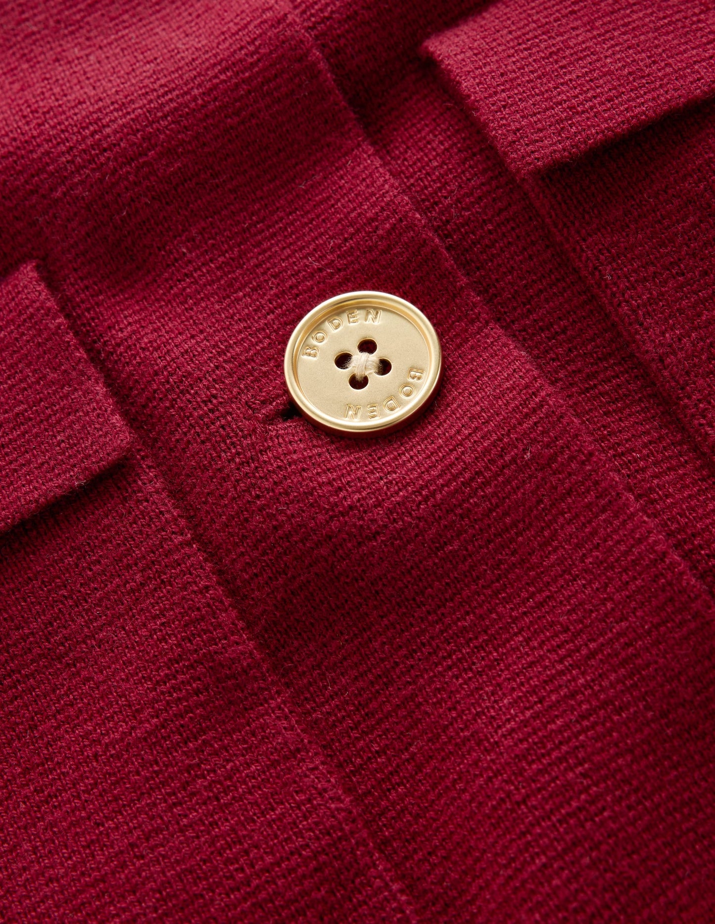Phoebe Collared Knitted Jacket-Merlot