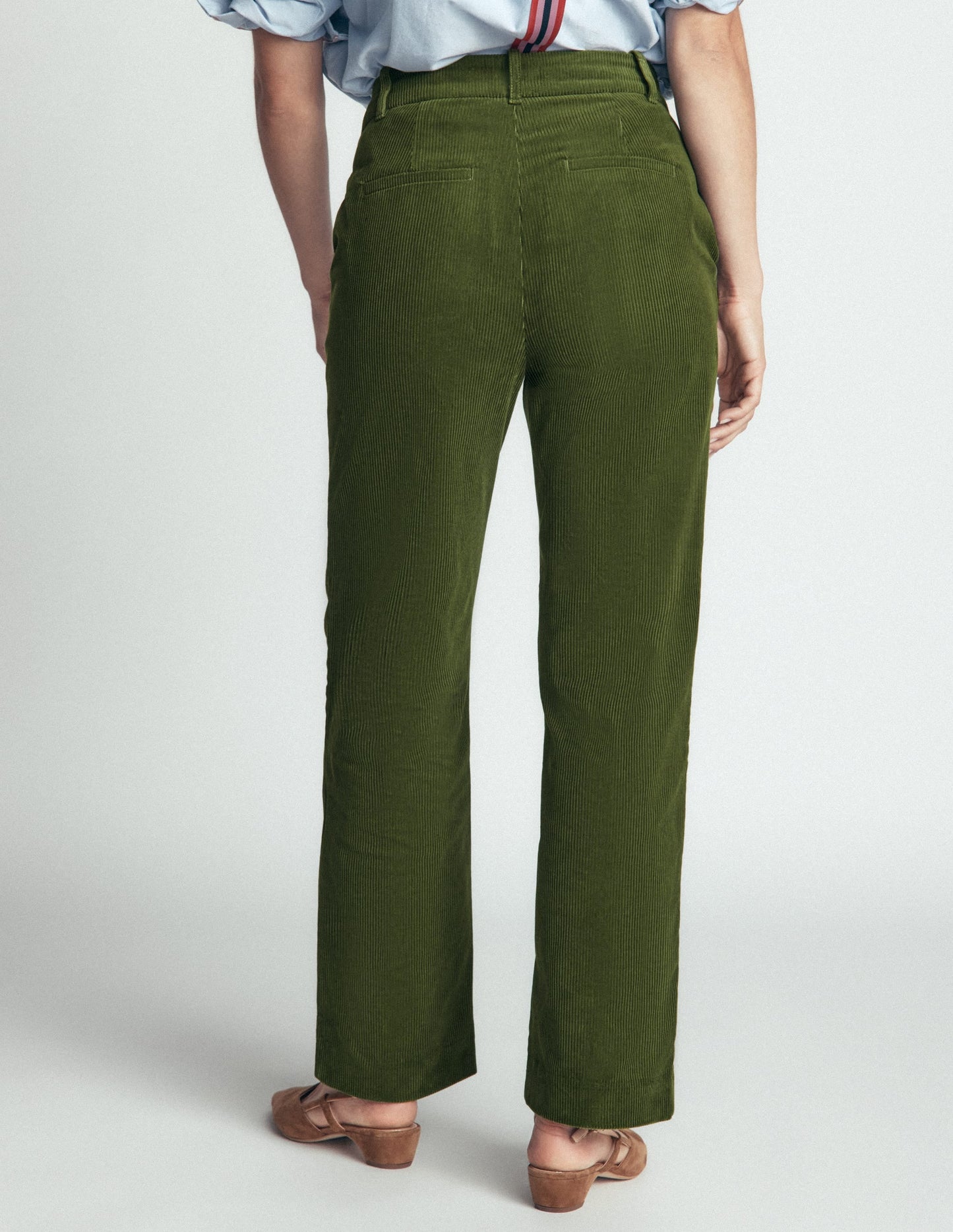 Canonbury Cord Trousers-Forest Green
