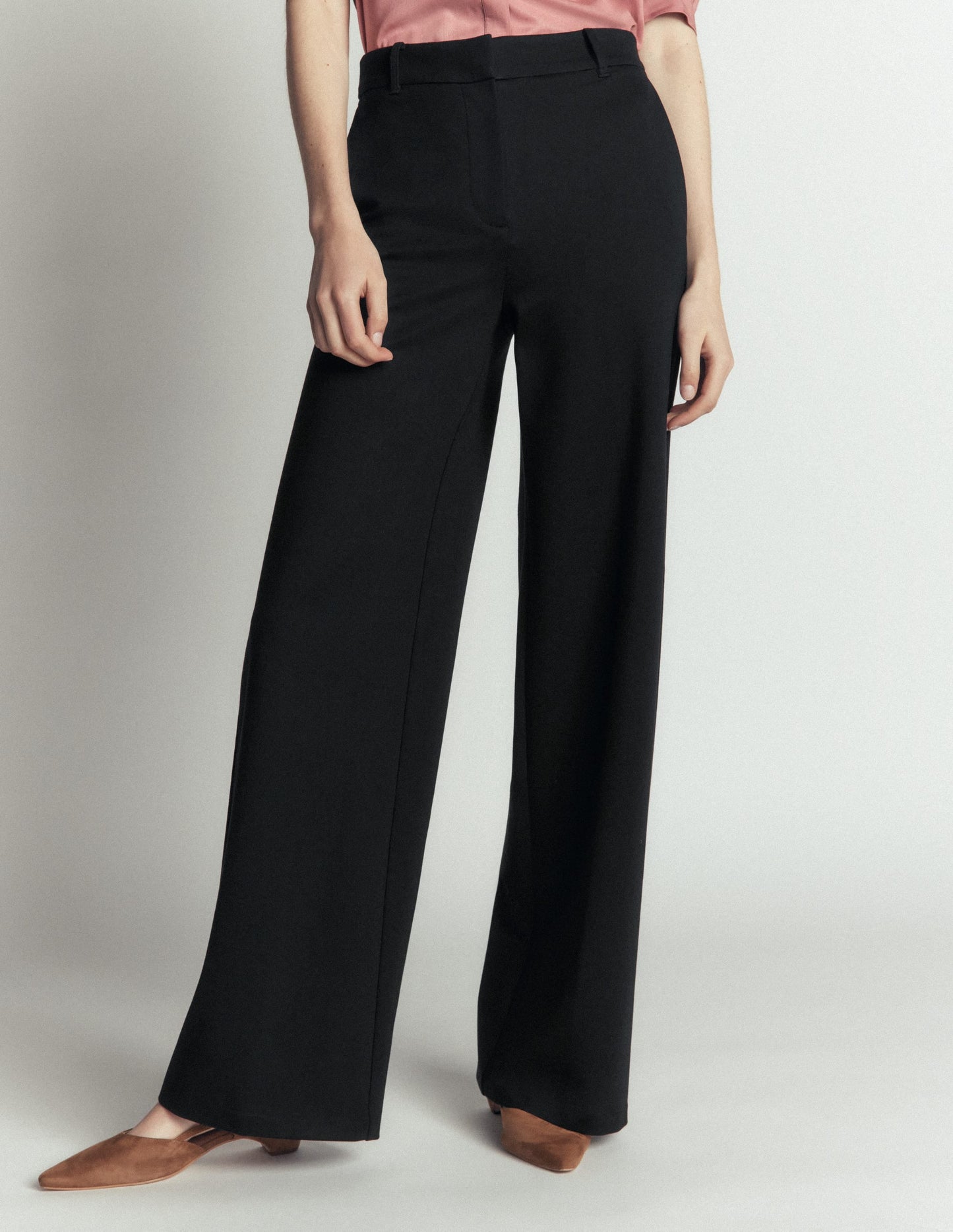 Belgravia Ponte Trousers-Black