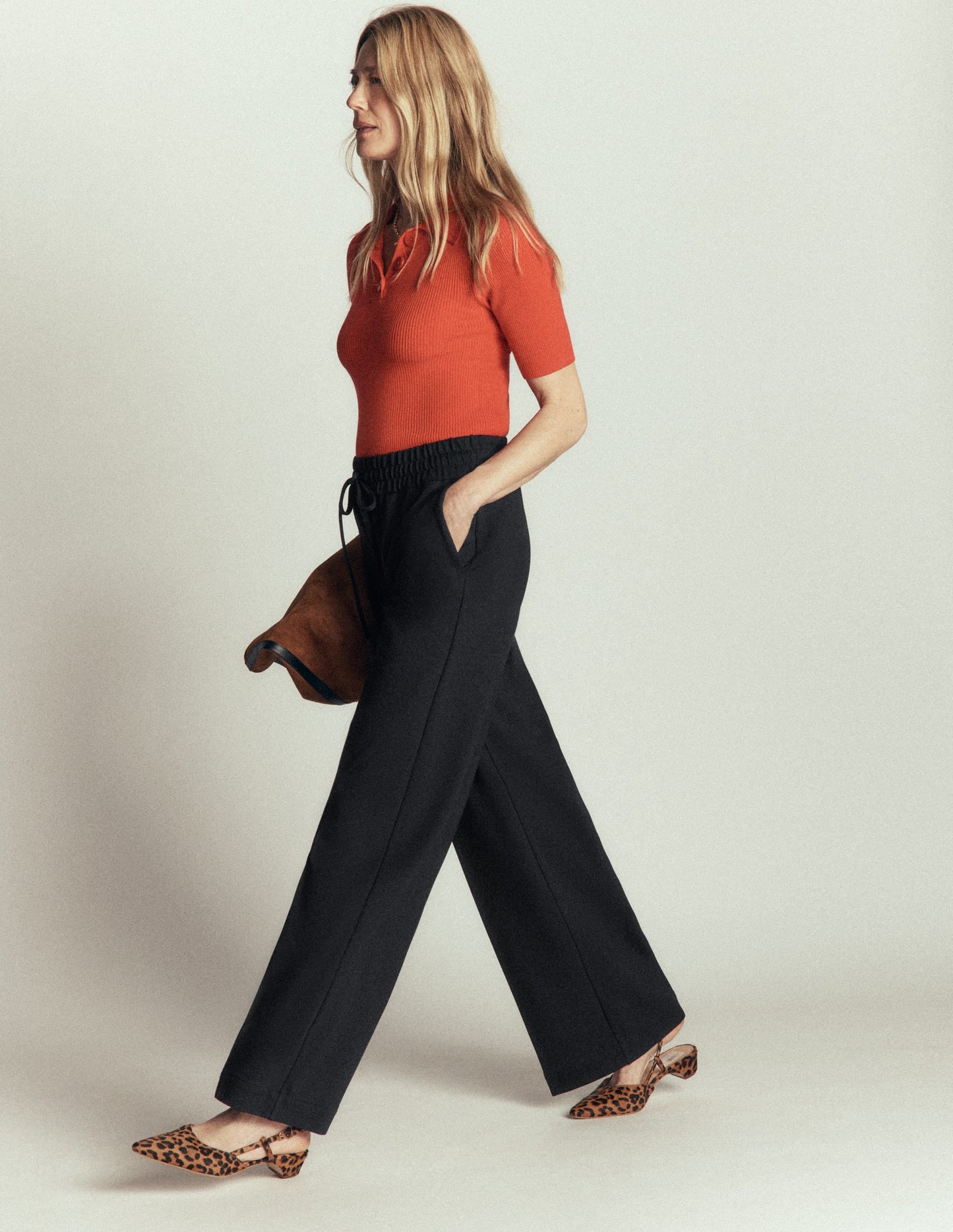 Belgravia Ponte Trousers-Black