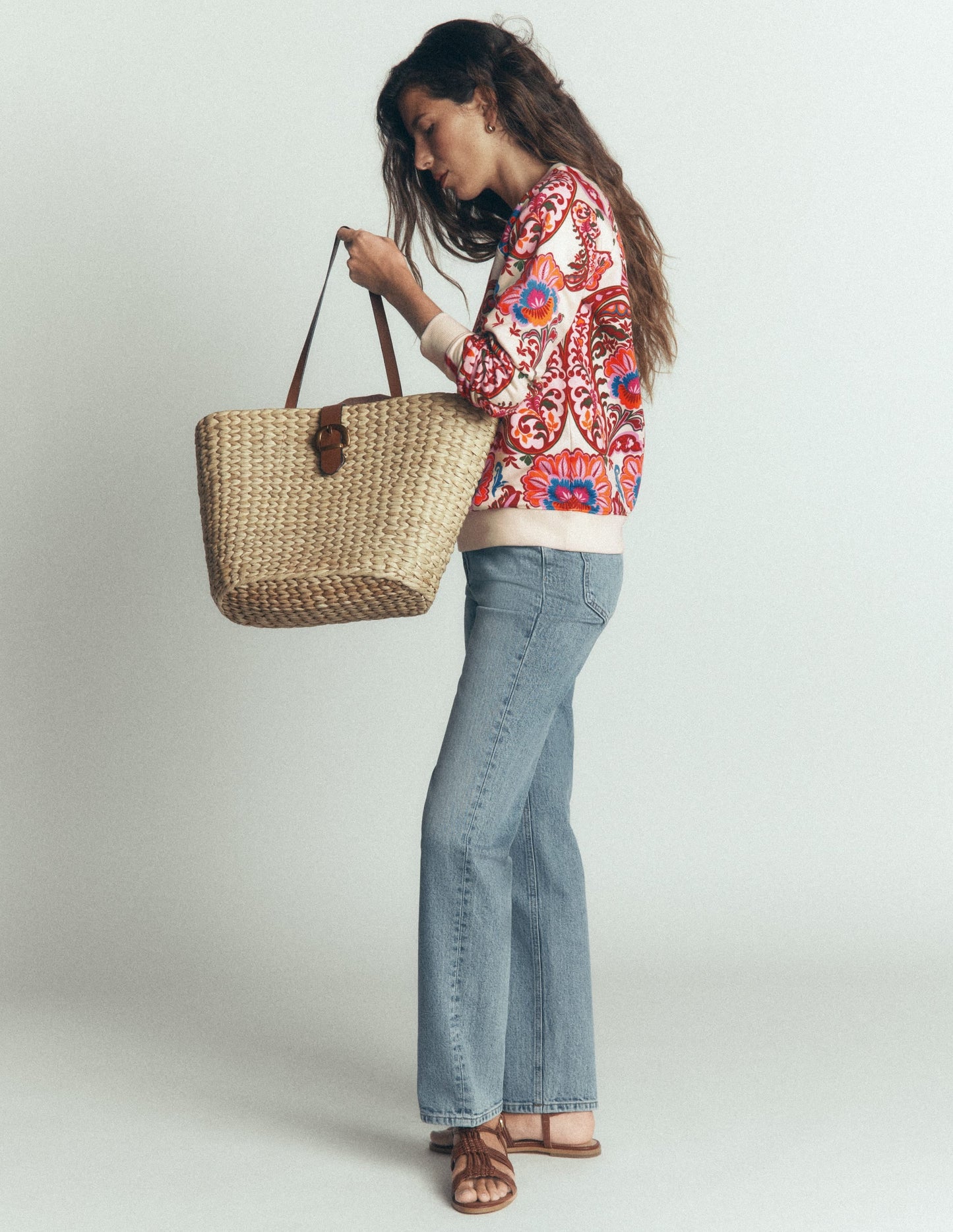 Rosa Printed Sweatshirt-Bohemia Dream