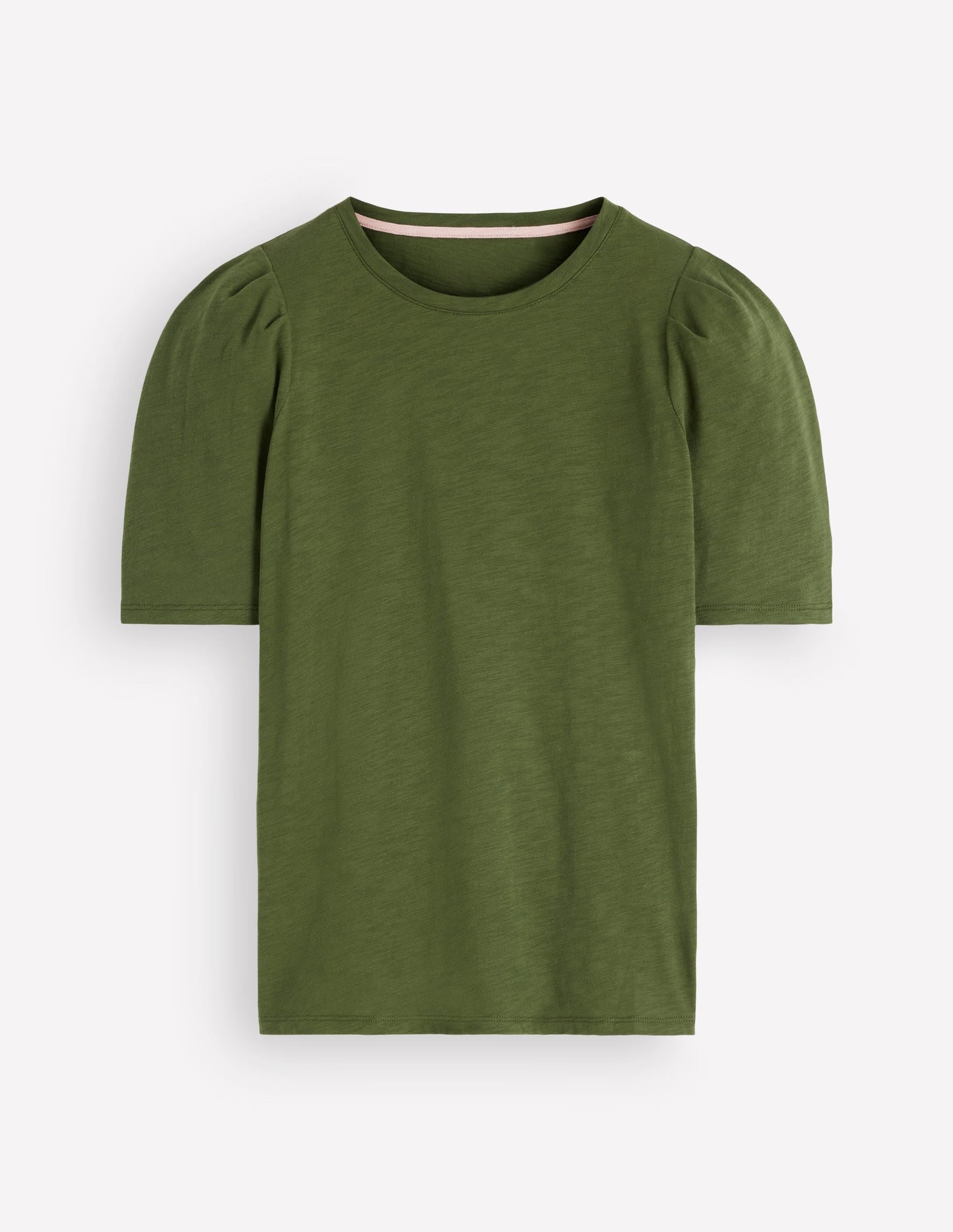Sophie Puff Sleeve T-shirt-Brunswick Green