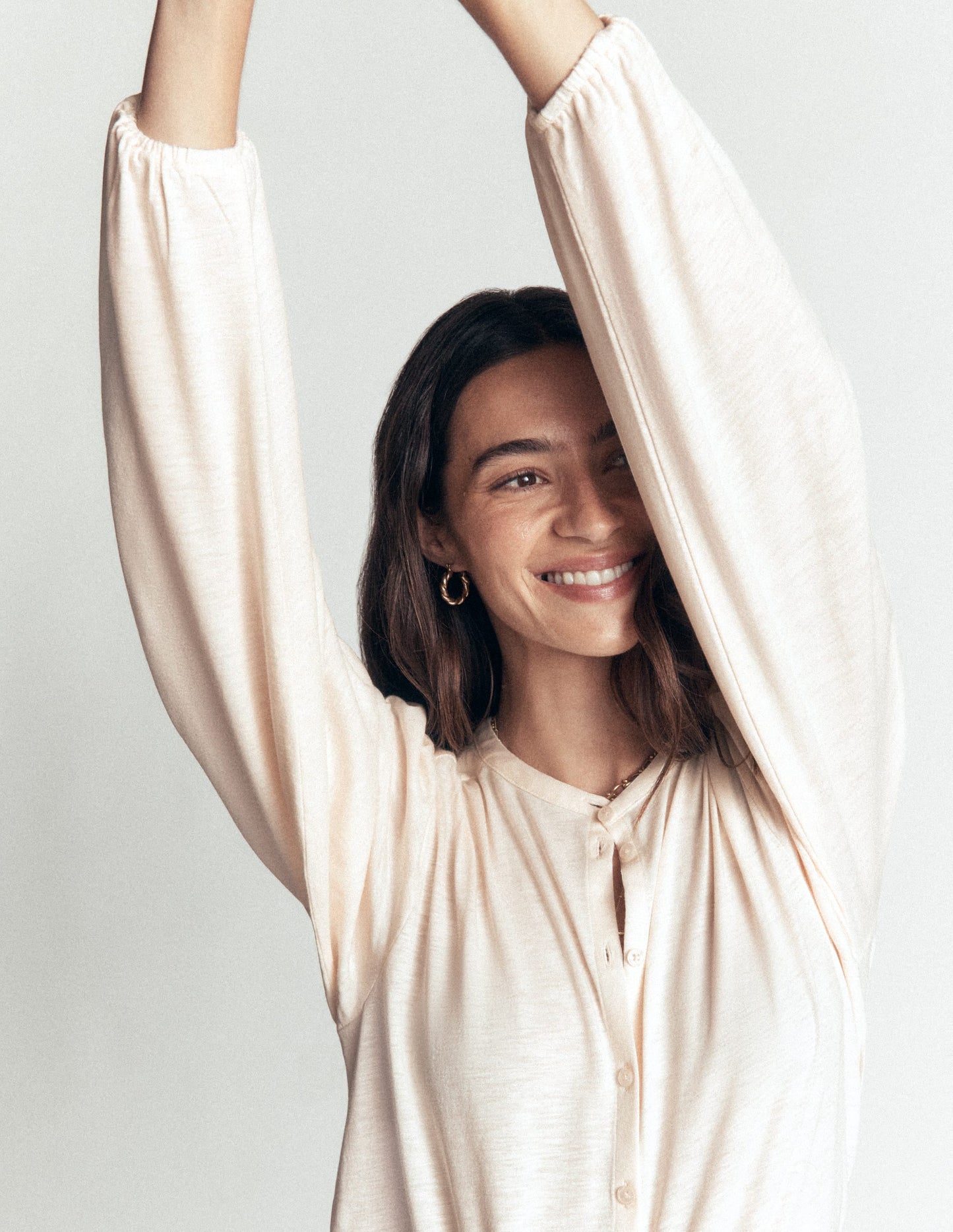 Ara Jersey Shirt-Ivory