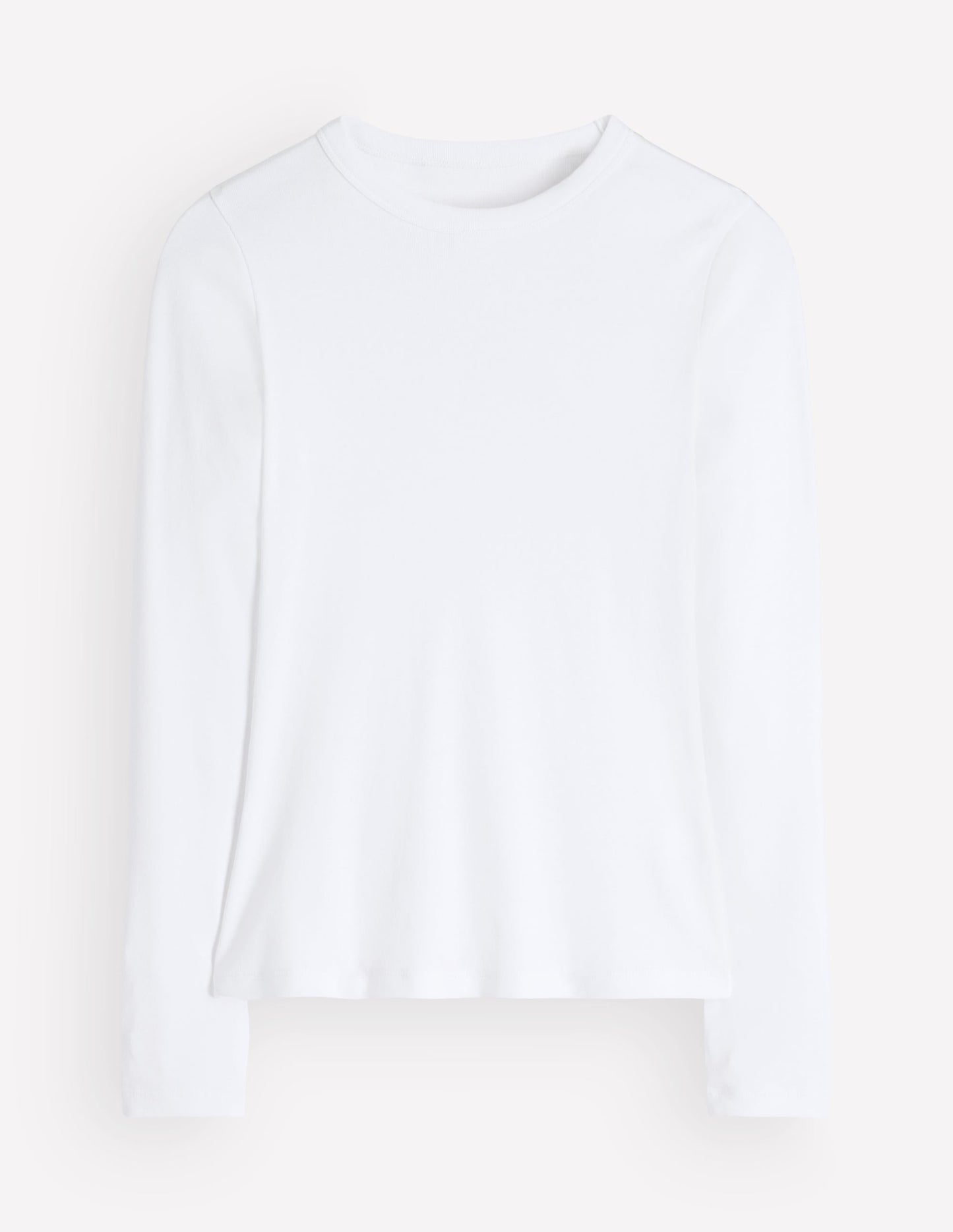 Annie Essential Crew Neck Top-White