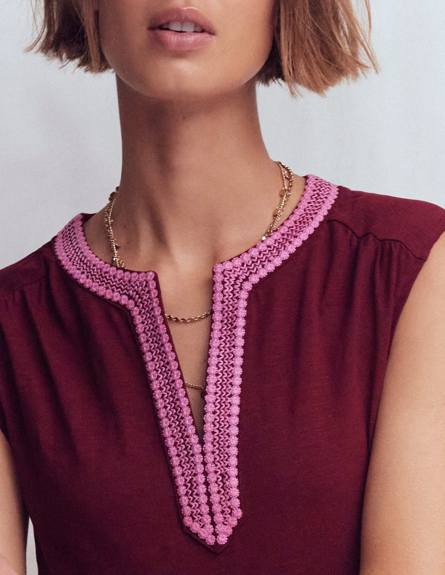 May Jersey Midi Dress-Deep Wisteria