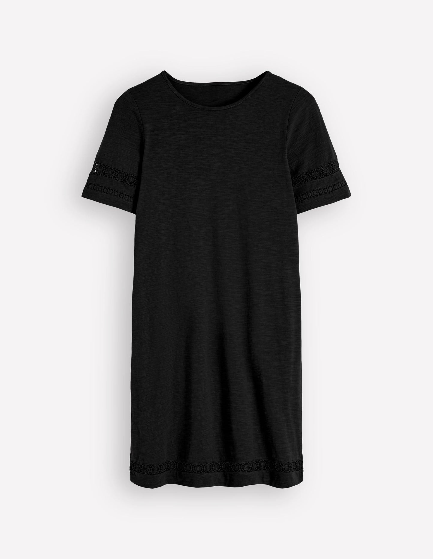 Hattie Jersey T-shirt Dress-Black