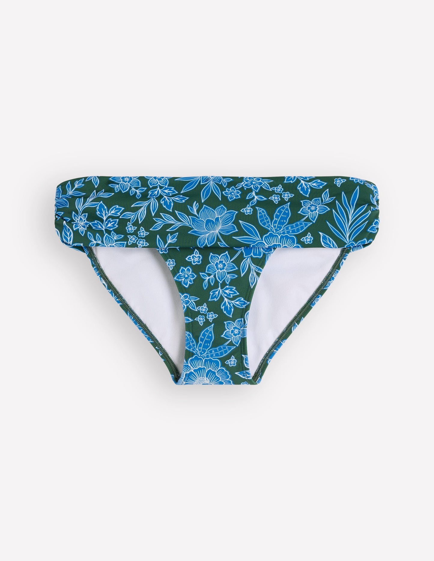 Classic Fold Bikini Bottoms-Dark Green, Paradise