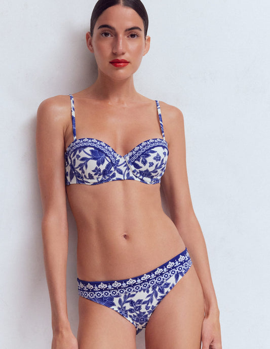 Classic Bikini Bottoms-Mazarine Blue, Tigers Paradise