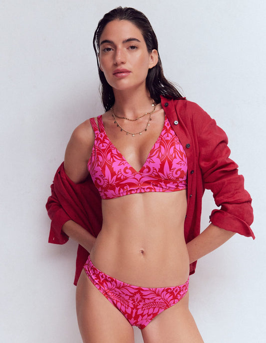 Classic Bikini Bottoms-Salsa, Ornamental Foliage