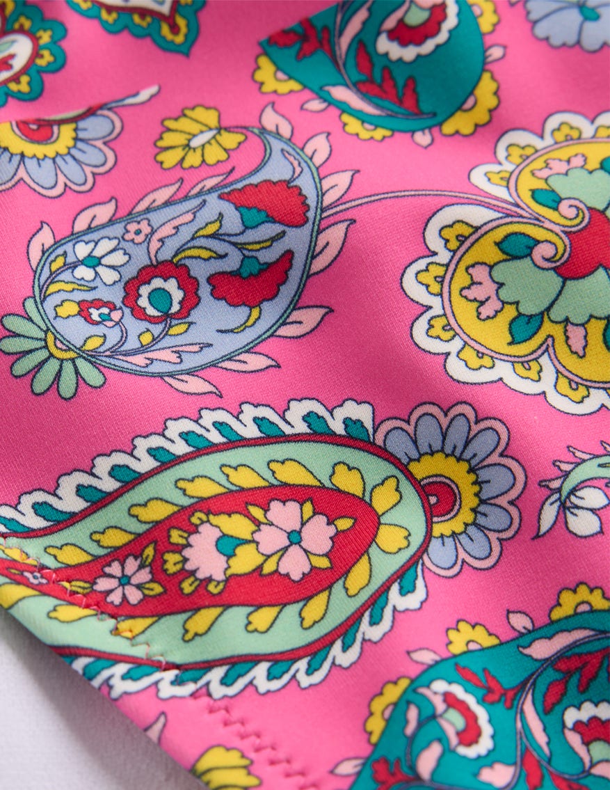 Classic Bikini Bottoms-Pink Paisley