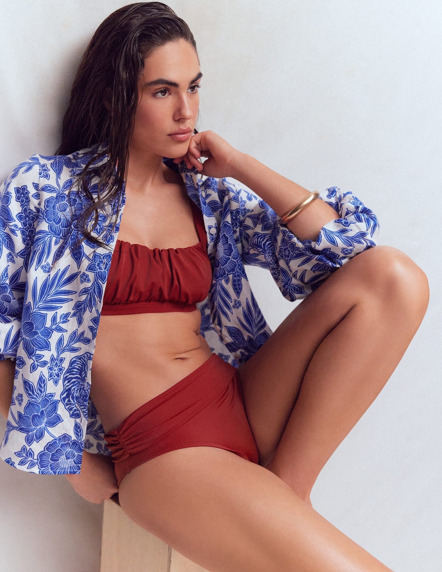 Skiathos Bikini Top-Paprika